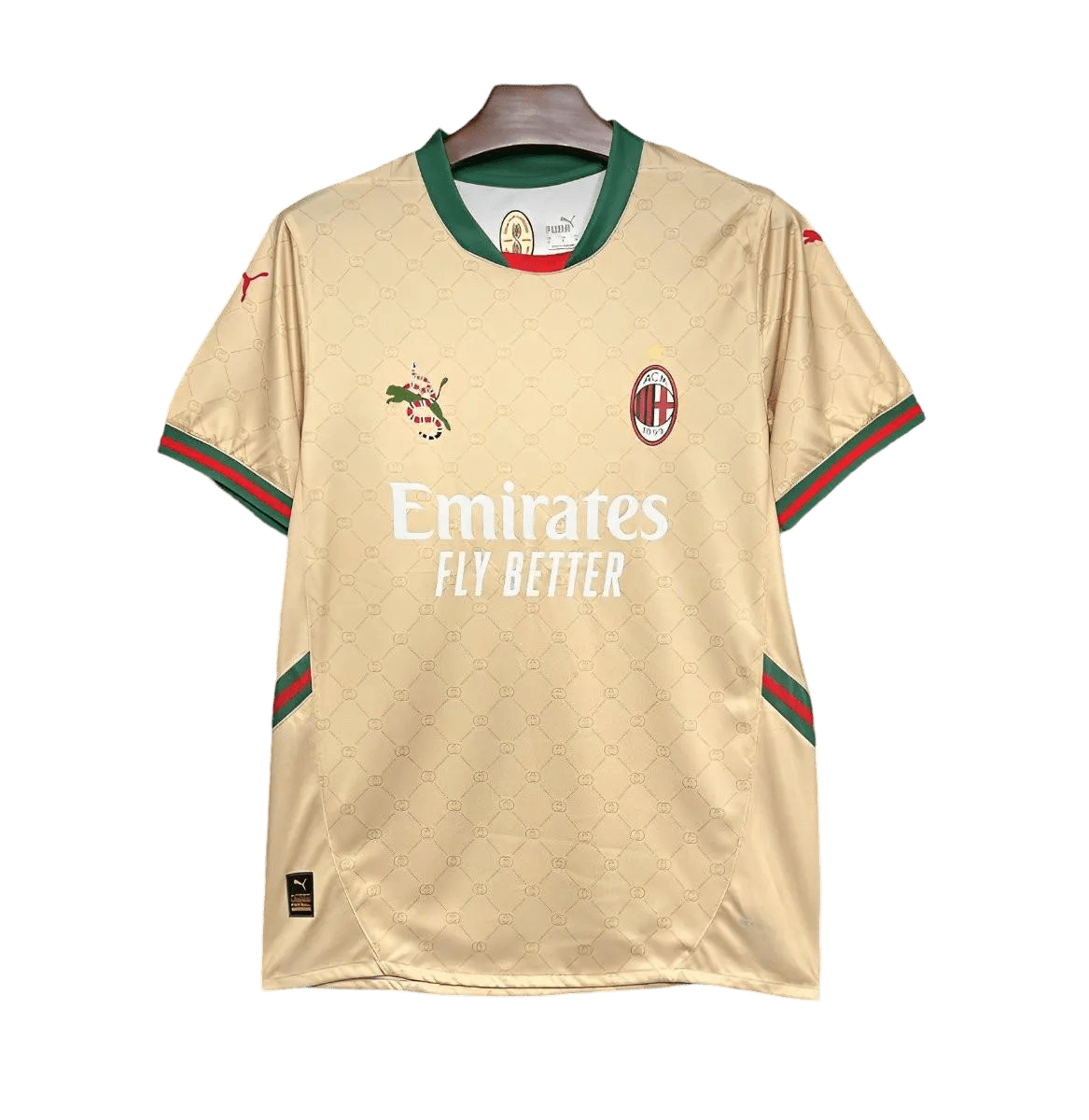 AC Milan Gucci Jersey Golden 125th Anniversary Limited