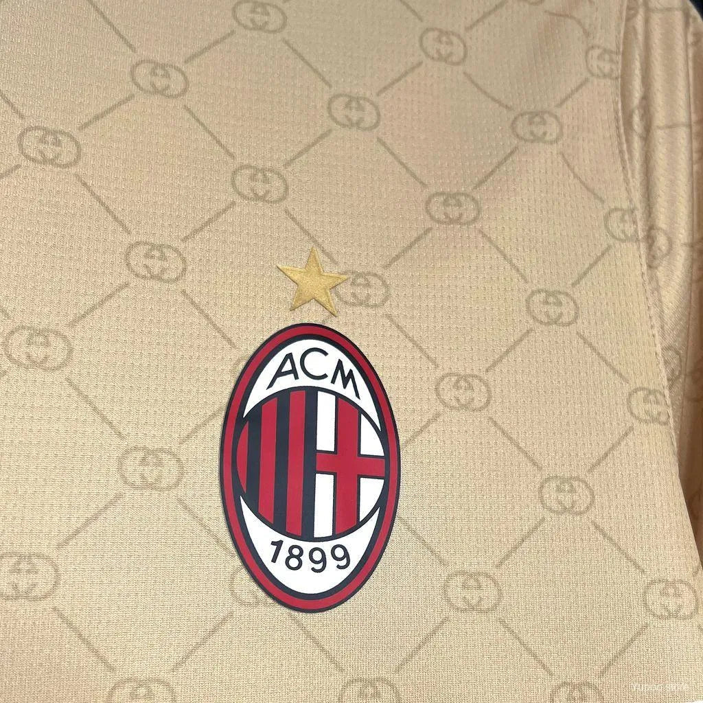 AC Milan Gucci Jersey Golden 125th Anniversary Limited