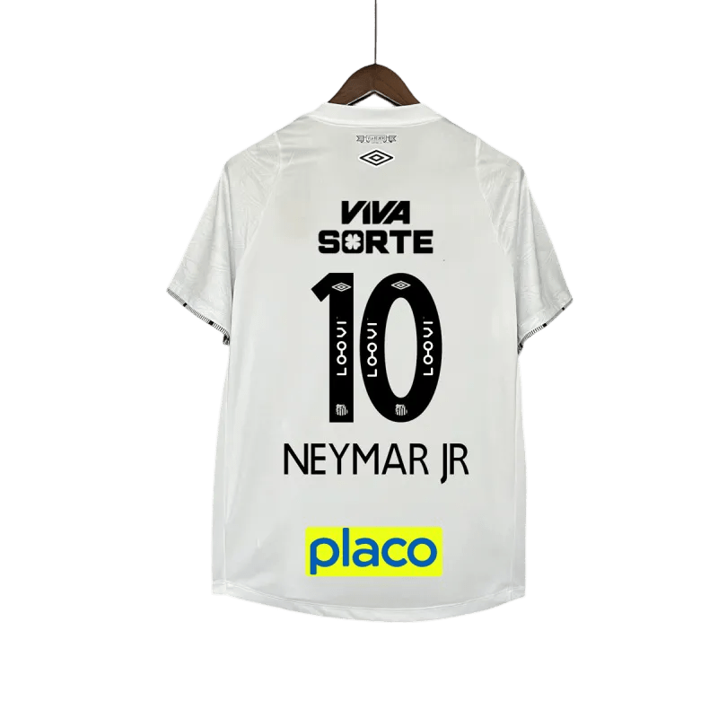 2024/2025 Neymar Santos Jersey Home Kit - Fan Version