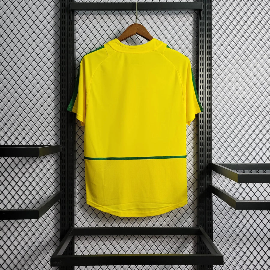 BRAZIL 2002 HOME SHIRT