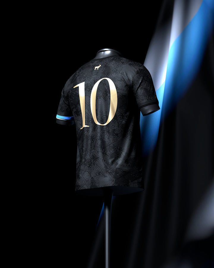 La Pulga Lionel Messi 10 Black Football Shirt - 2023/2024