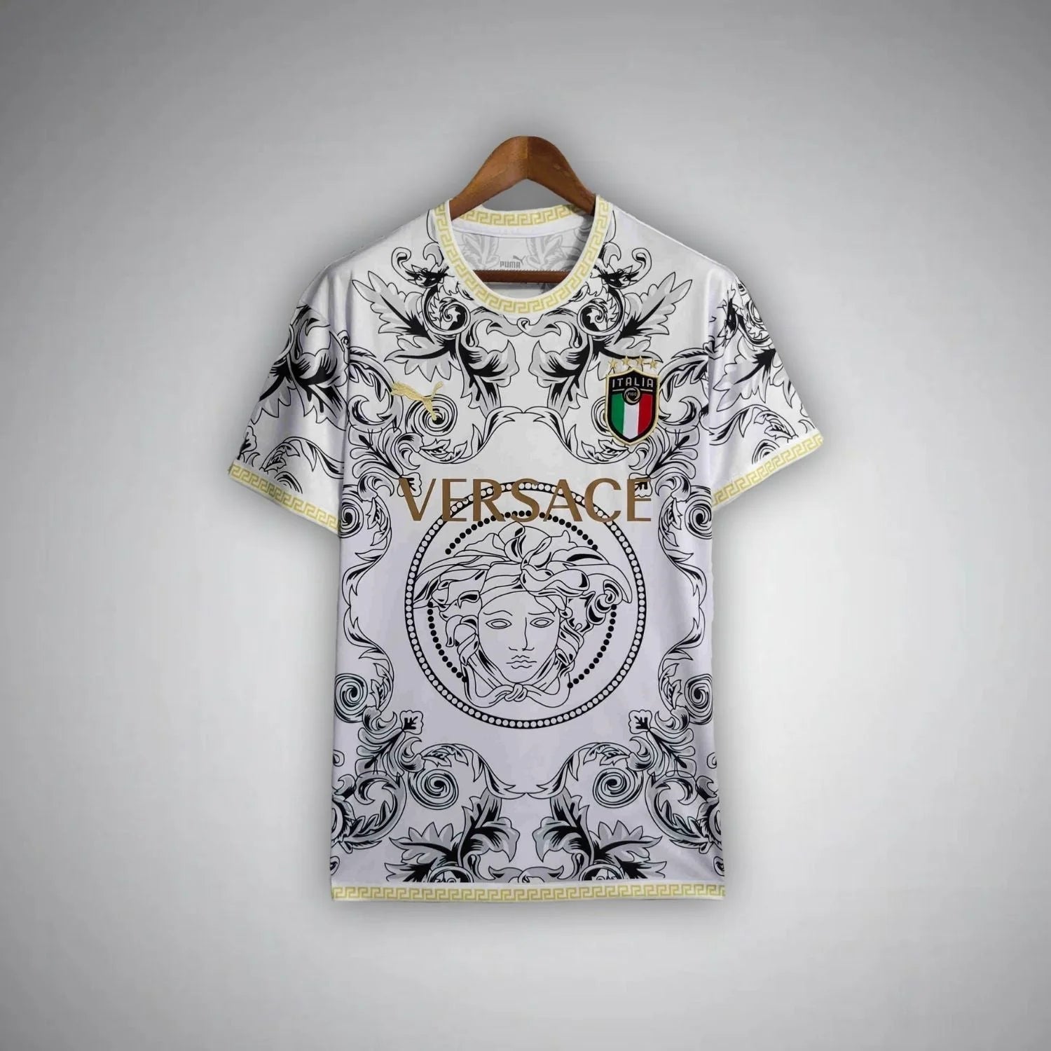 ITALY 'CONCEPT' VERSACE (WHITE) HOME SHIRT